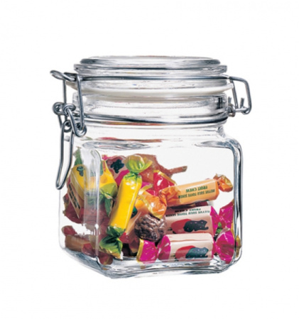 Банка для сыпучих прод.  740 мл. с бугельным замком Кремлин /1/6/378/ Банка для сыпучих прод.  740 мл. с бугельным замком Кремлин /1/6/378/