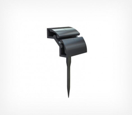 Держатель для ценников и табличек h=5 см. черный пластик. на иголке /1/ Держатель для ценников и табличек h=5 см. черный пластик. на иголке /1/