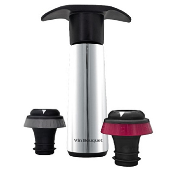 Помпа для вина + 2 пробки вакуумные , нерж. VB  /1/12/ Помпа для вина + 2 пробки вакуумные , нерж. VB  /1/12/