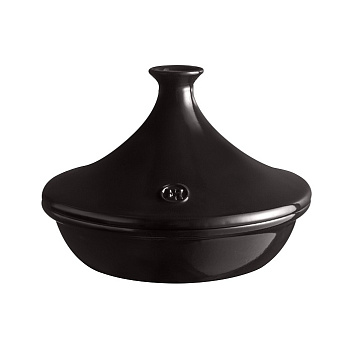 Тажин 1,80 л. d=270 мм. h=200 мм. с крышкой черный керам Emile Henry /1/ Тажин 1,80 л. d=270 мм. h=200 мм. с крышкой черный керам Emile Henry /1/