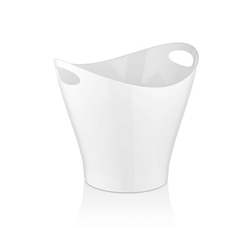 Ведро для шампанского  6 л. поликарбонат 300*240/165*165 мм. h=260 мм.с ручками для 2-х бутылок, белое GP /1/6/ Ведро для шампанского  6 л. поликарбонат 300*240/165*165 мм. h=260 мм.с ручками для 2-х бутылок, белое GP /1/6/