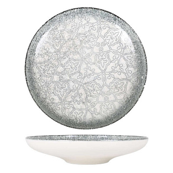 Тарелка для пасты d=250 мм. 1100 мл. Текендама, форма Хюгге Bonna /1/6/ Тарелка для пасты d=250 мм. 1100 мл. Текендама, форма Хюгге Bonna /1/6/