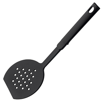 Лопатка 28,5 см. раб. часть 10,8*9,5 см. пластик. перфорир, Abert /1/ ТП