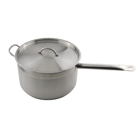 Сотейник 10 л. нерж. d=28 см. h=16 см. с 2 ручками с крышк. тройное дно (индукция) MGsteel /1/