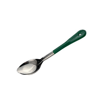 Ложка гарнирная 28,5 см., L ручки 19 см. нерж. зеленая ручка MGsteel /1/12/144/ Ложка гарнирная 28,5 см., L ручки 19 см. нерж. зеленая ручка MGsteel /1/12/144/