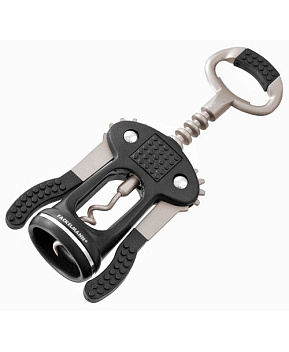 Штопор рычажный 17 см. прорезин. мощный нерж. FM /1/6/ Штопор рычажный 17 см. прорезин. мощный нерж. FM /1/6/