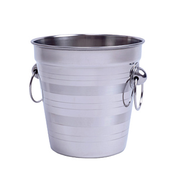 Ведро для льда 1,5 л. нерж. d=13 см. MGsteel /1/48/ Ведро для льда 1,5 л. нерж. d=13 см. MGsteel /1/48/