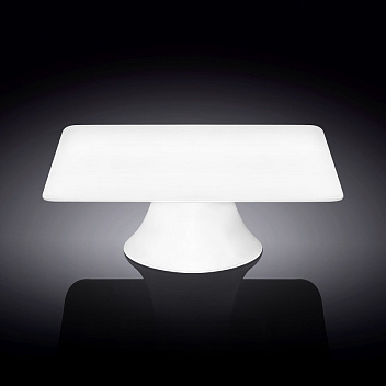 Подставка для торта квадрат 30*30 см. h=9 см. фарфор Wilmax /1/8/ Подставка для торта квадрат 30*30 см. h=9 см. фарфор Wilmax /1/8/